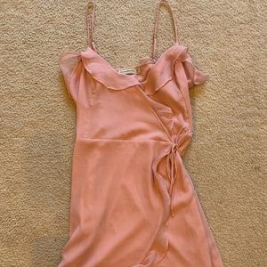 Abercrombie mini chiffon wrap dress